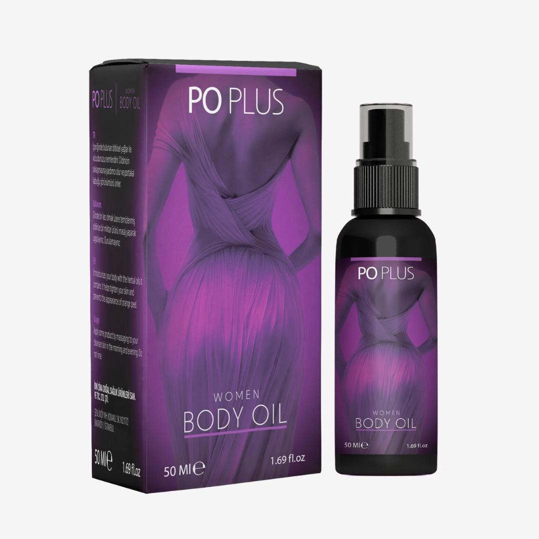 Po Plus Kadınlara Özel Kalça Bakım Yağı — 50 ml bitkisel içerikli kadın bakım yağı